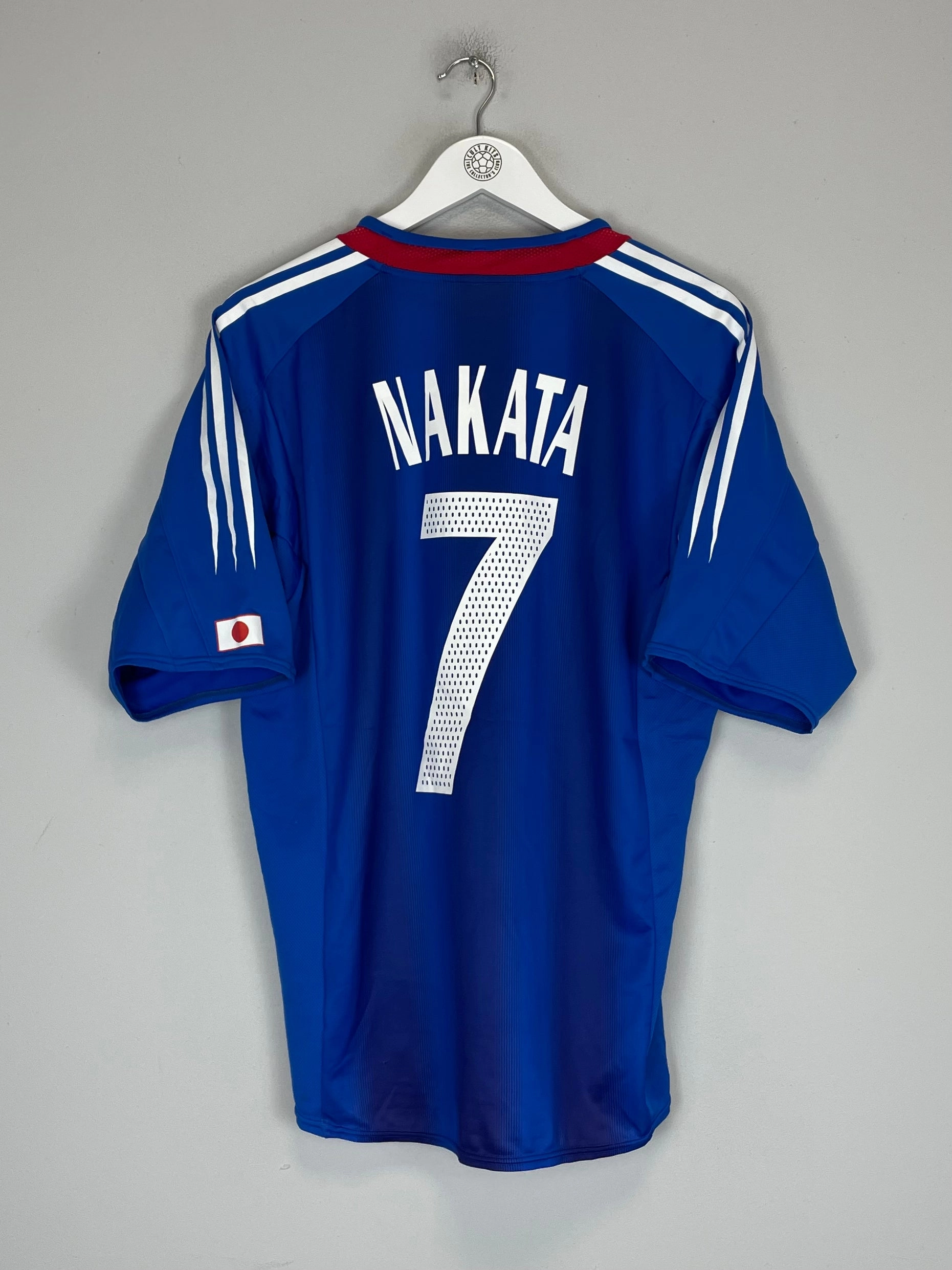 Functional Design Soft Inner Lining 2004/06 JAPAN NAKATA #7 HOME SHIRT (M) ADIDAS