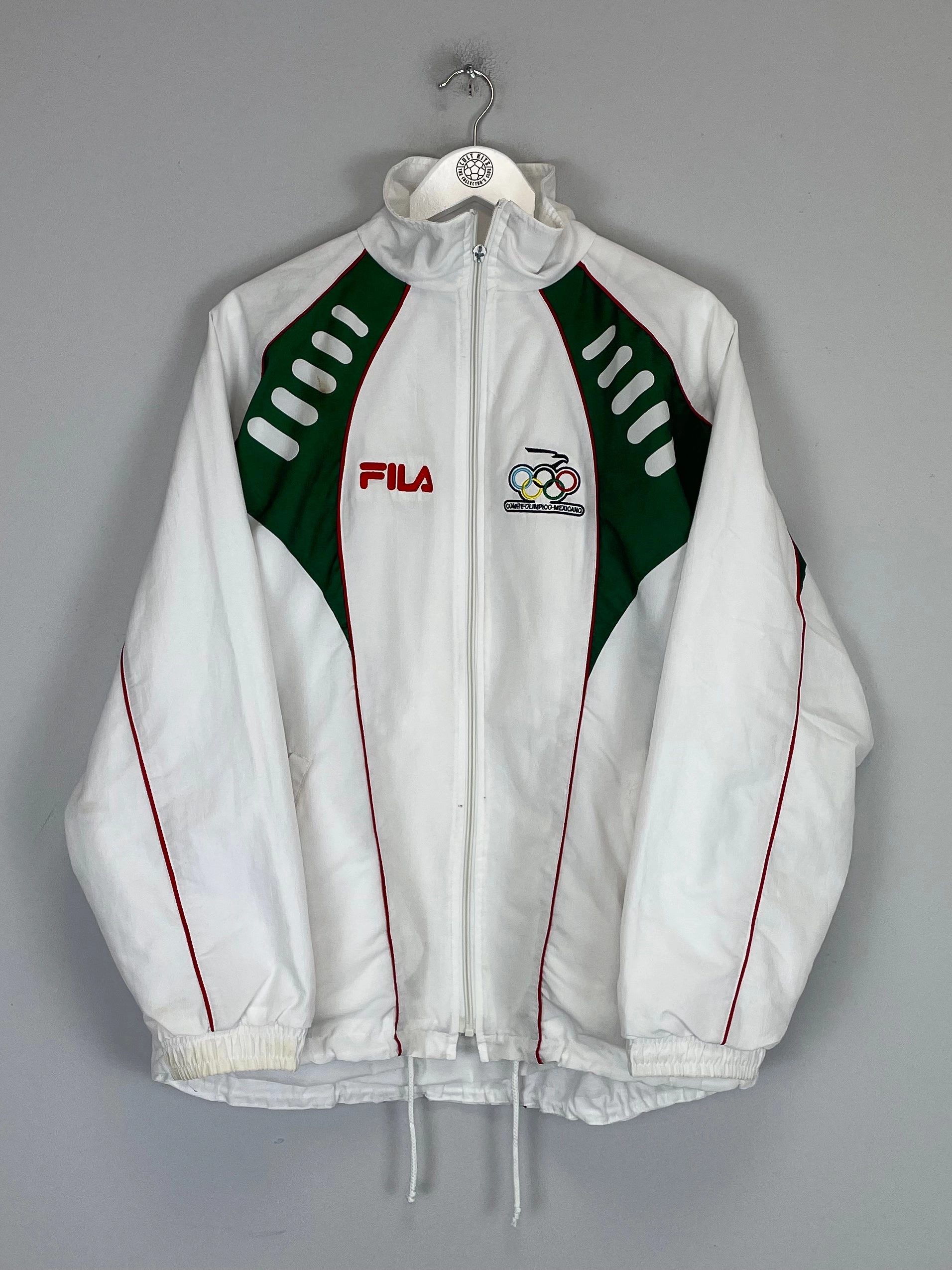 2004 MEXICO OLYMPICS TRACK JACKET (M) FILA Anti-odor technology