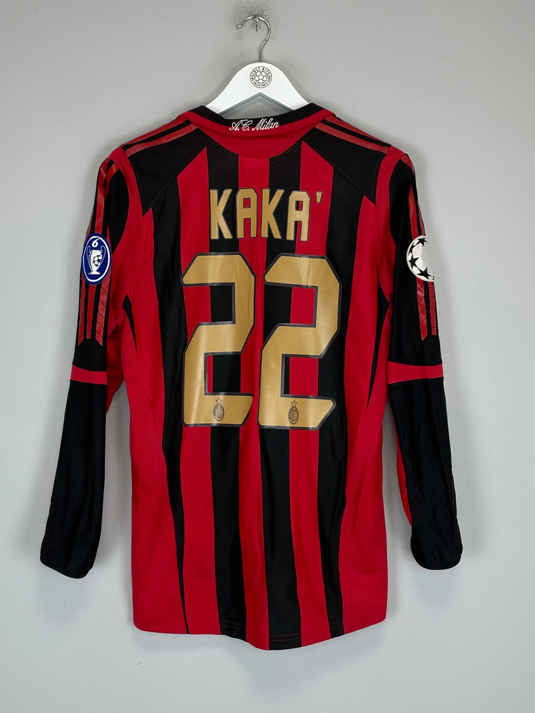 2005/06 AC MILAN KAKA #22 C/L L/S HOME SHIRT (S) ADIDAS Boost Fit