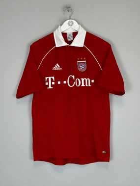 Stretchable Knit Material 2005/06 BAYERN MUNICH *SIGNED* HOME SHIRT (S) ADIDAS