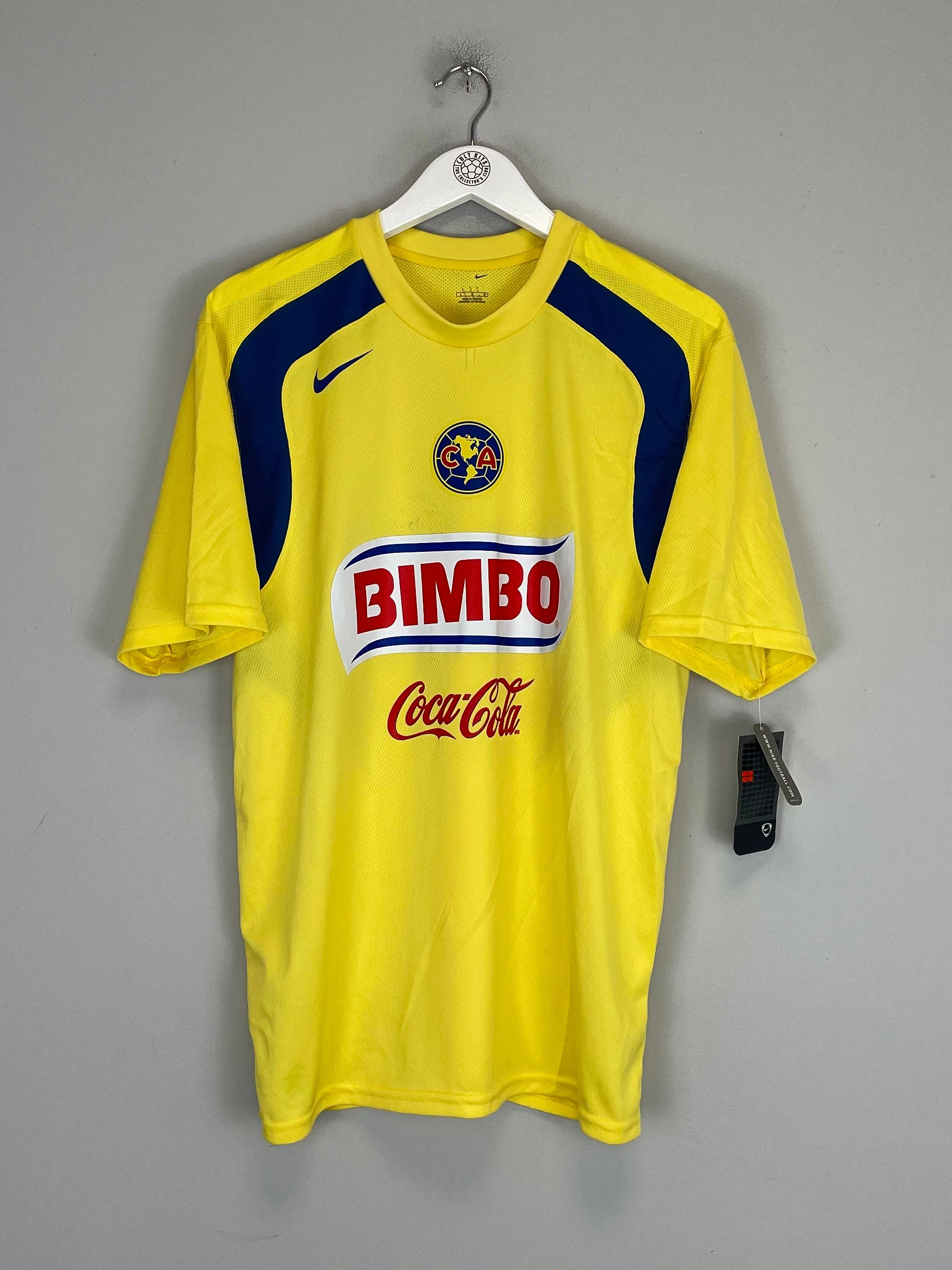 Fast Layering City Active 2005/06 CLUB AMERICA *BNWT* HOME SHIRT (L) NIKE BASIC
