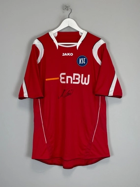 Breathable knit 2005/07 KARLSRUHER *SIGNED* AWAY SHIRT (XL) JAKO