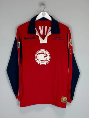 2006/07 CHIVAS GUADALAJARA L/S *CENTENARY* SHIRT (M) REEBOK Comfort Collar Design Dynamic Style