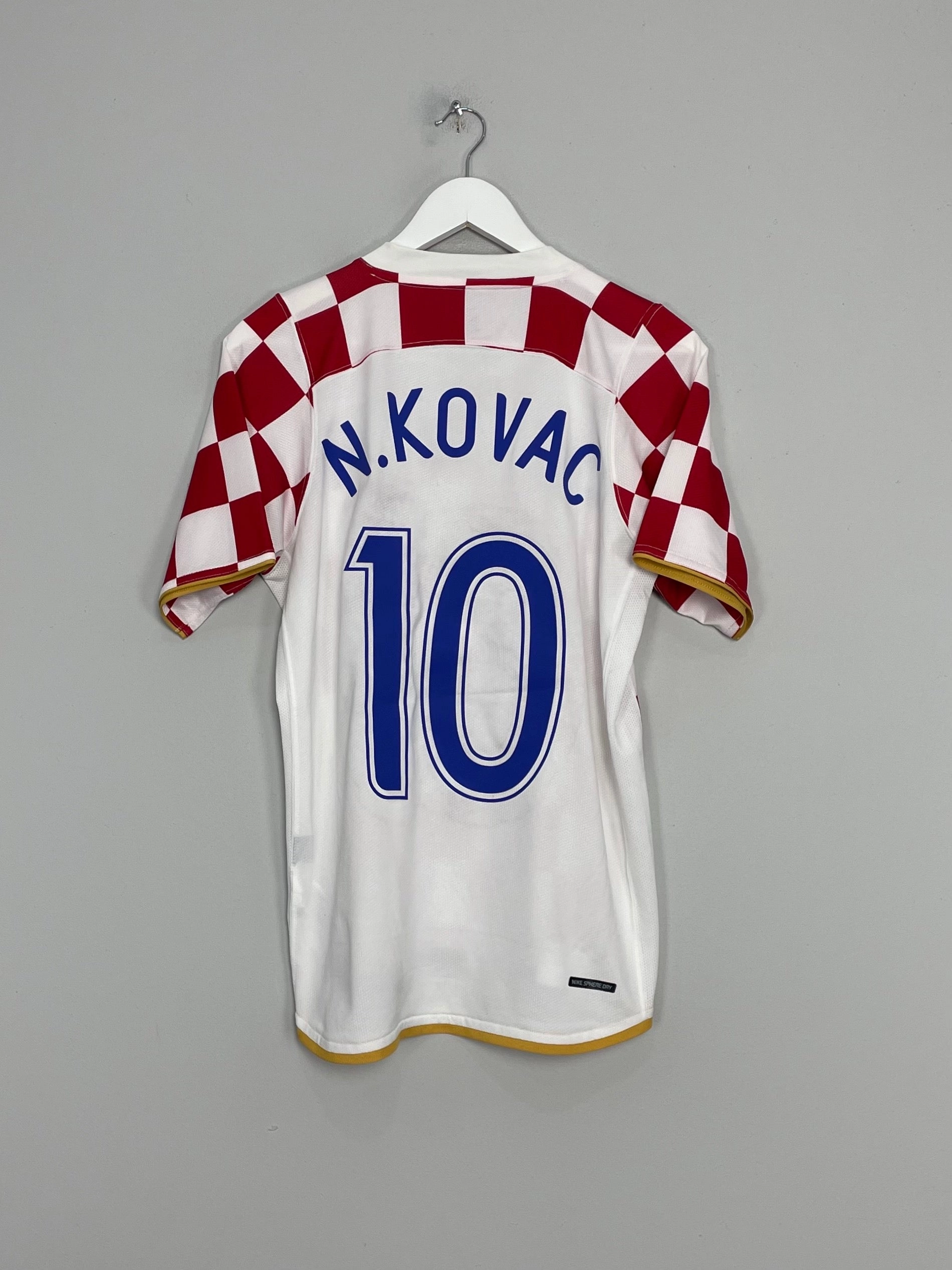 Abrasion Resistant Finish 2006/07 CROATIA N.KOVAK #10 HOME SHIRT (S) NIKE