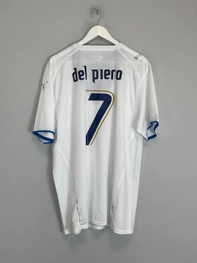 2006/07 ITALY DEL PIERO #7 AWAY SHIRT (XL) PUMA Stylish Outfit