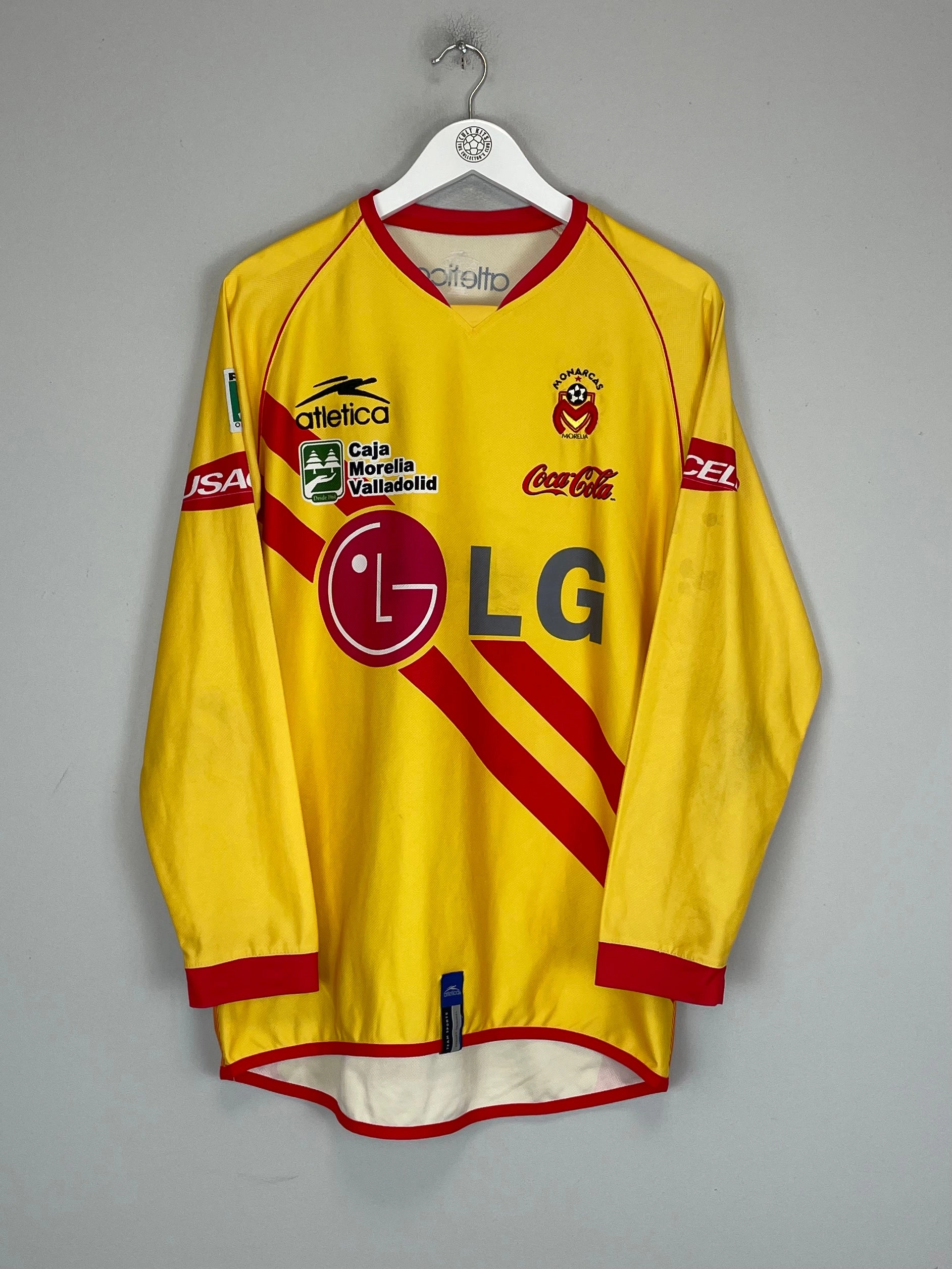 2006/07 MONARCAS MORELIA L/S HOME SHIRT (S) ATLETICA Eco Friendly Fabric Blends