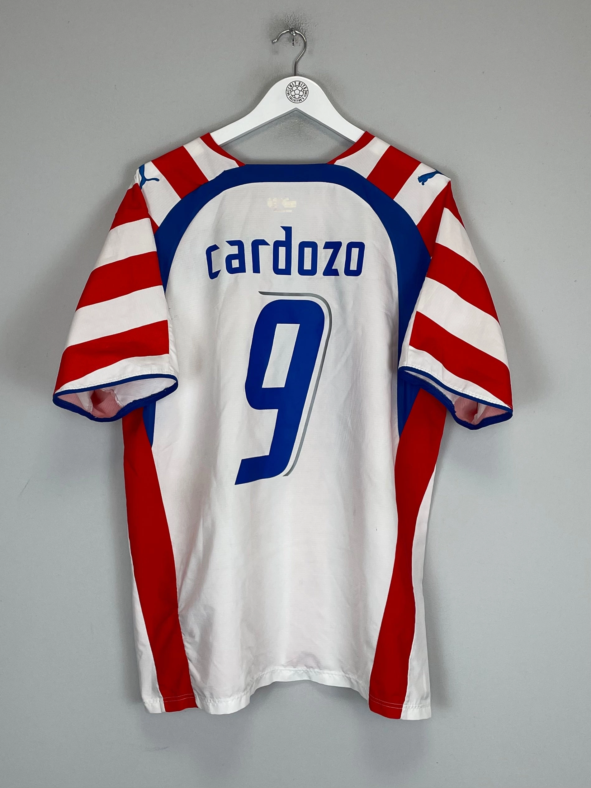 2006/07 PARAGUAY CARDOZO #9 HOME SHIRT (XL) PUMA Compression Fit Technology