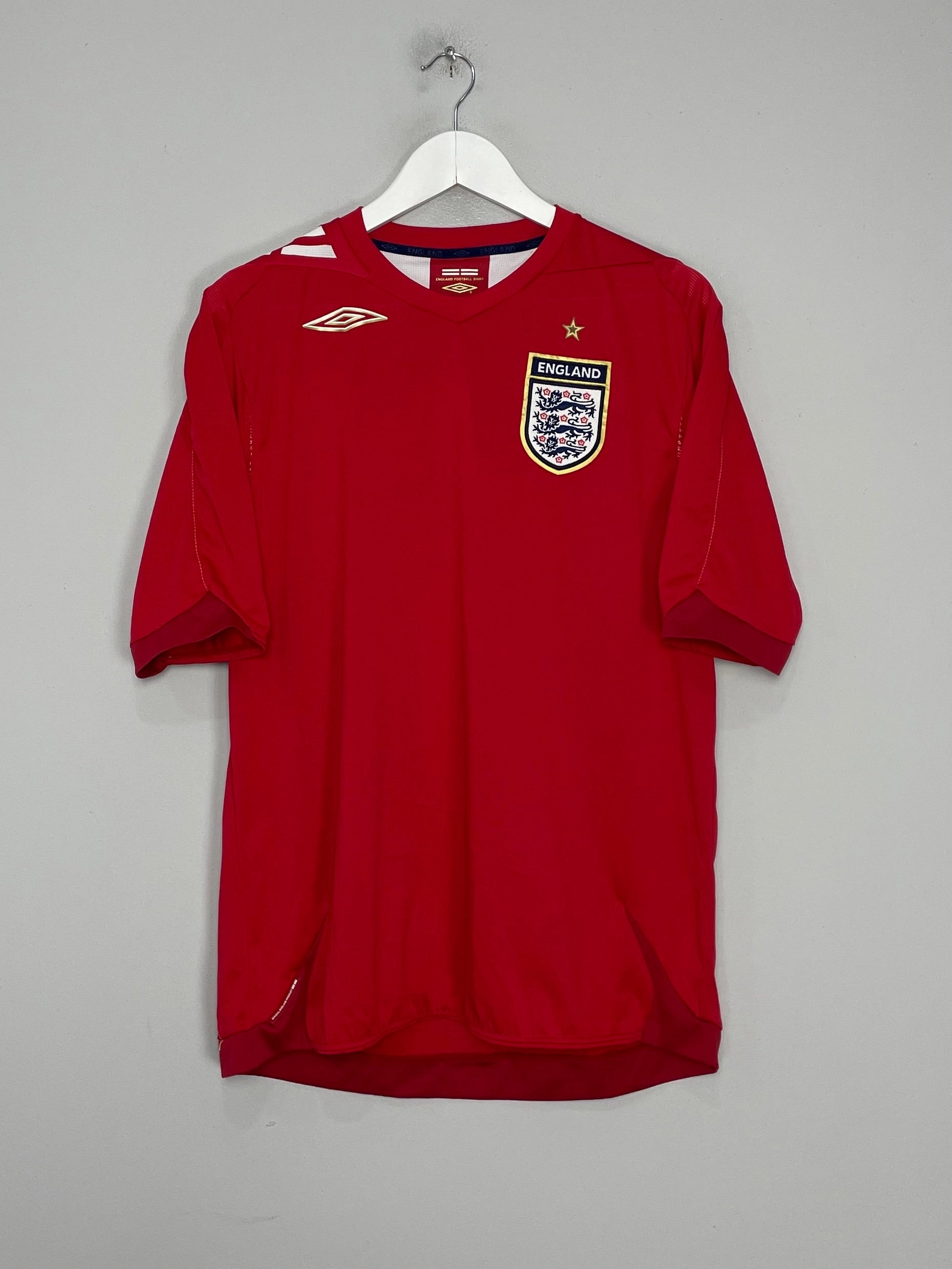Quick Release Venting 2006/08 ENGLAND AWAY SHIRT (L) UMBRO