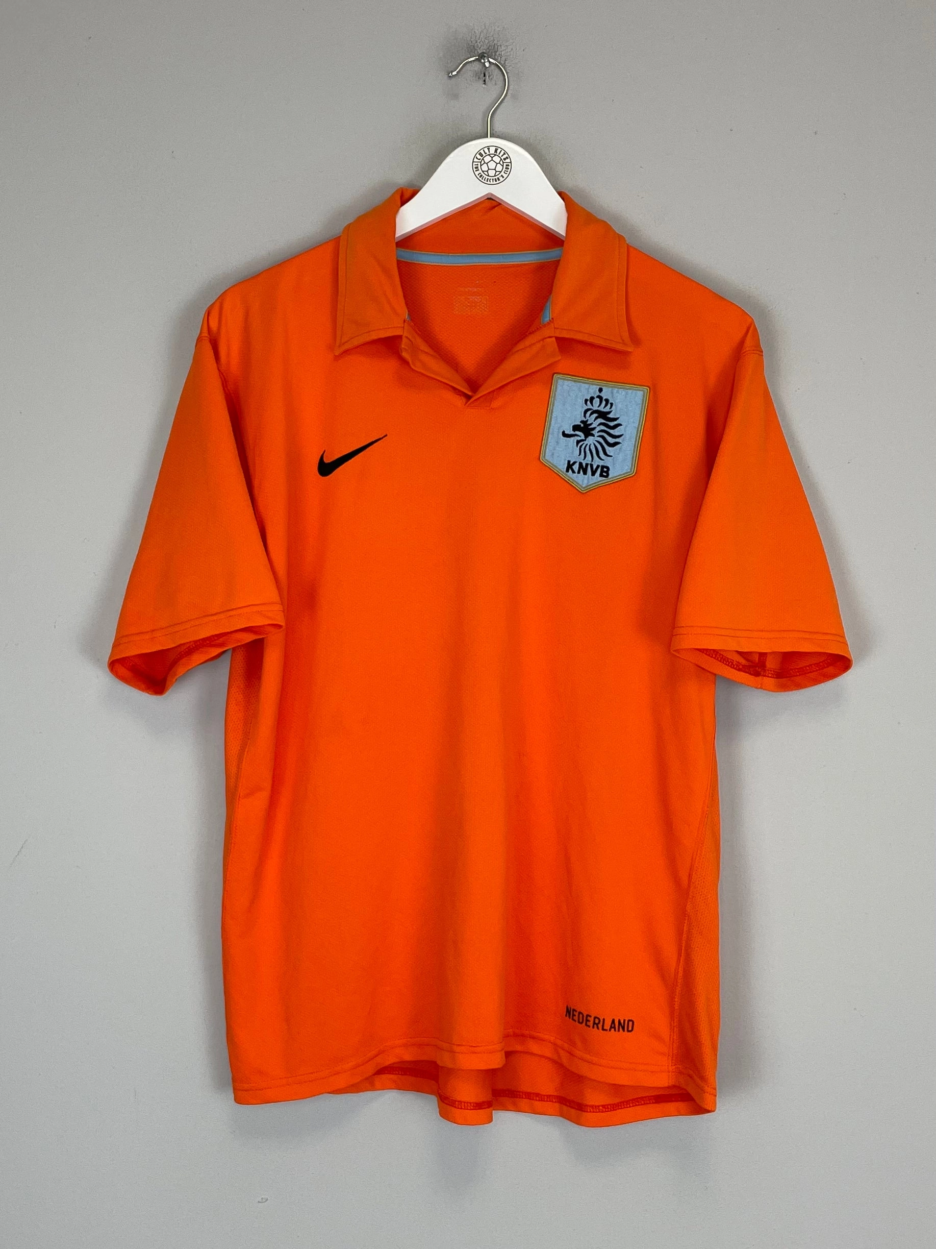 Flexible Collar Design Rapid Fit 2006/08 NETHERLANDS HOME SHIRT (M) NIKE