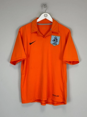 Flexible Collar Design Rapid Fit 2006/08 NETHERLANDS HOME SHIRT (M) NIKE