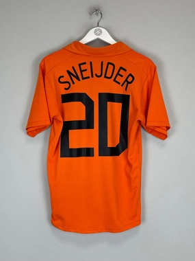quick dry 2006/08 NETHERLANDS SNEIJDER #20 HOME SHIRT (M) NIKE