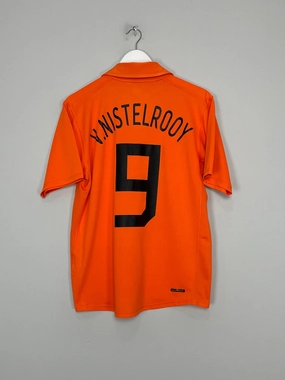 quick dry 2006/08 NETHERLANDS VAN NISTELROOY #9 HOME SHIRT (M) NIKE