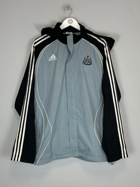ThermalRegulation acetate 2006/08 NEWCASTLE UNITED RAIN JACKET (M) ADIDAS