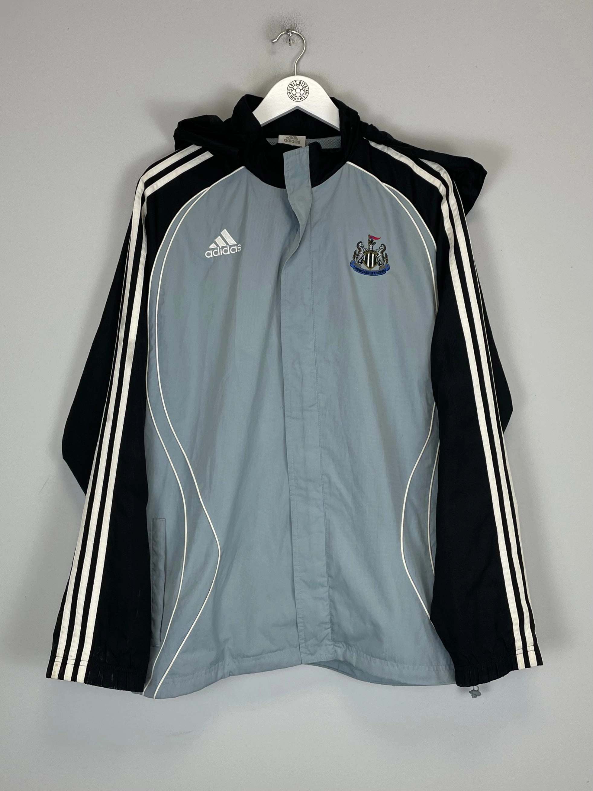 ThermalRegulation acetate 2006/08 NEWCASTLE UNITED RAIN JACKET (M) ADIDAS