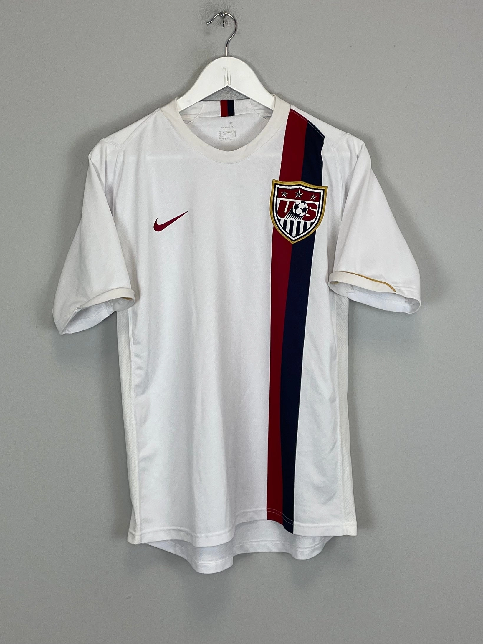 2006/08 USA HOME SHIRT (M) NIKE Casual Fit