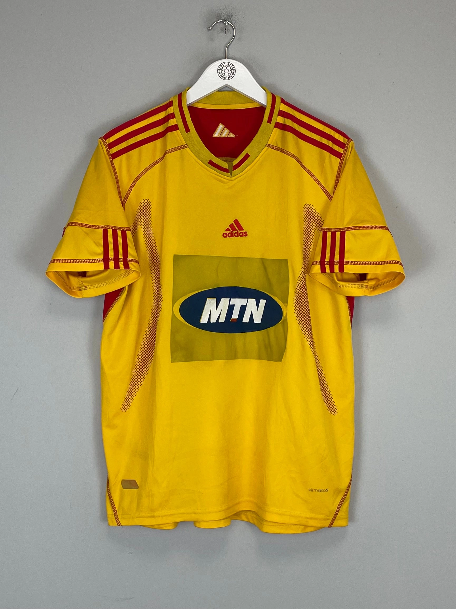 2006 ADIDAS #18 TEMPLATE SHIRT (L) Wicking Performance Fabric High Collar Design