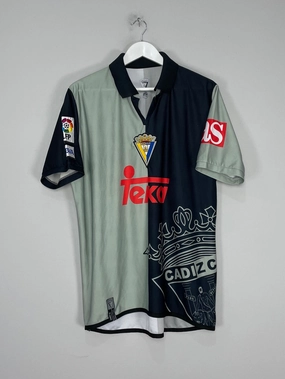 2007/08 CADIZ AWAY SHIRT (L) OM Functional Activewear Multi Panel Construction