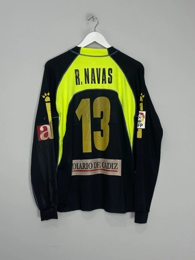 2007/08 CADIZ FC R.NAVAS #13 L/S *MATCH ISSUE* GK SHIRT (L) KELME Air Ready