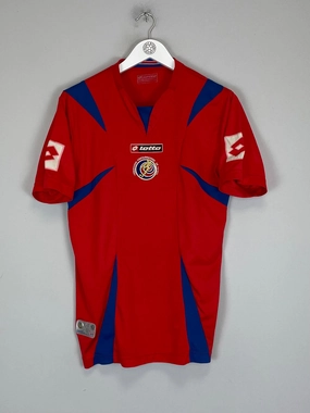 2007/08 COSTA RICA HOME SHIRT (M) LOTTO Contrast Binding Gear Ready