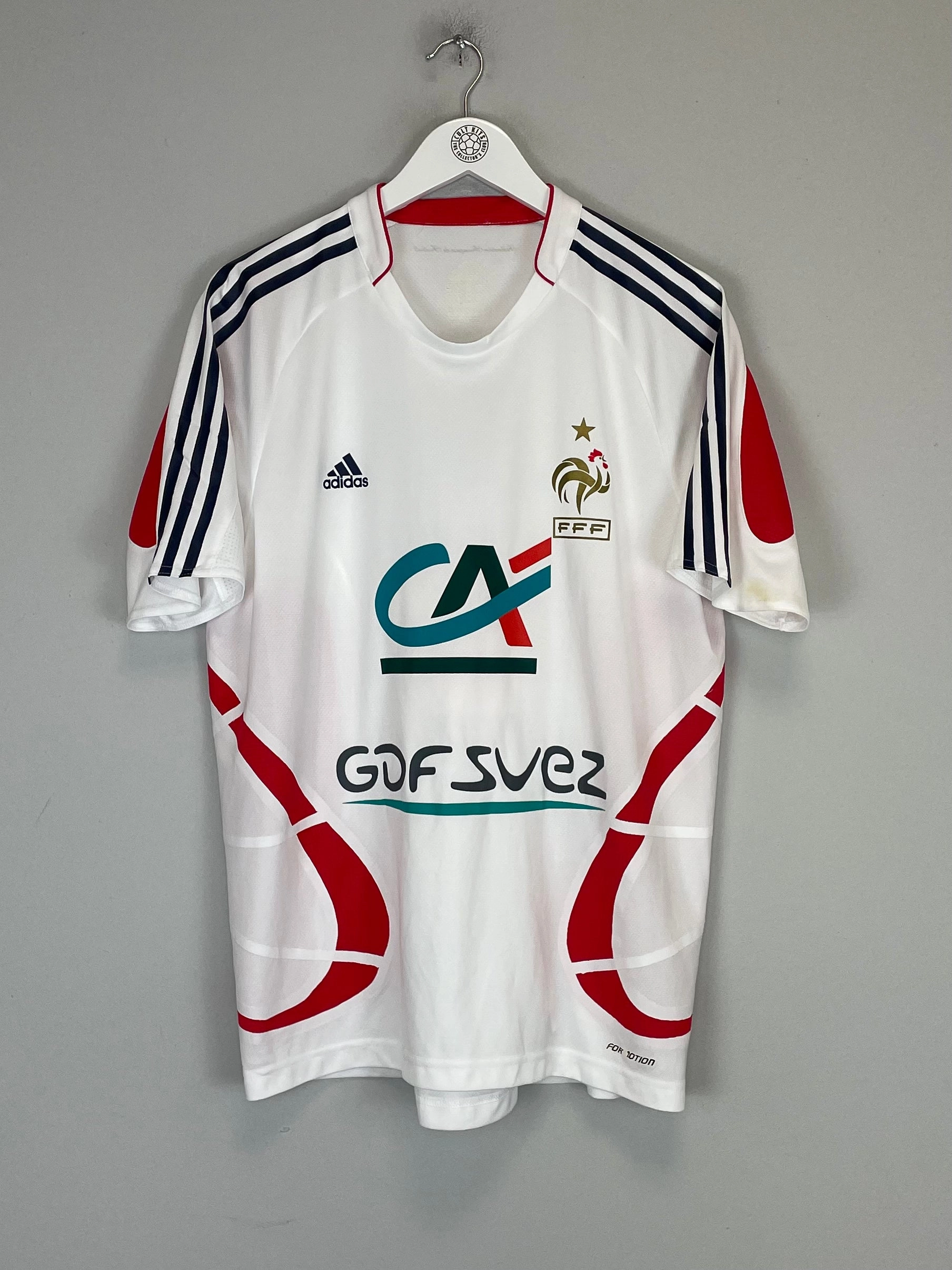 2007/08 FRANCE TRAINING SHIRT (L) ADIDAS Comfort Apparel