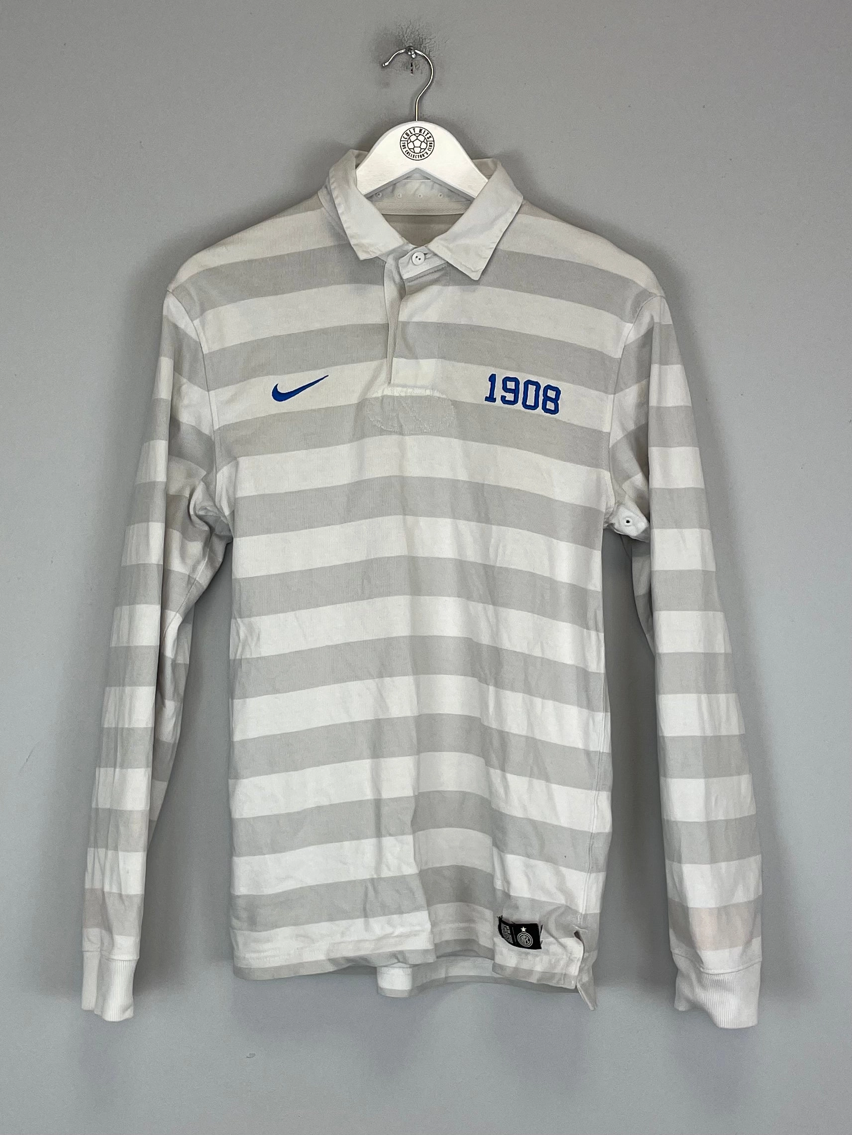 2007/08 INTER MILAN L/S POLO SHIRT (S) NIKE slim cut
