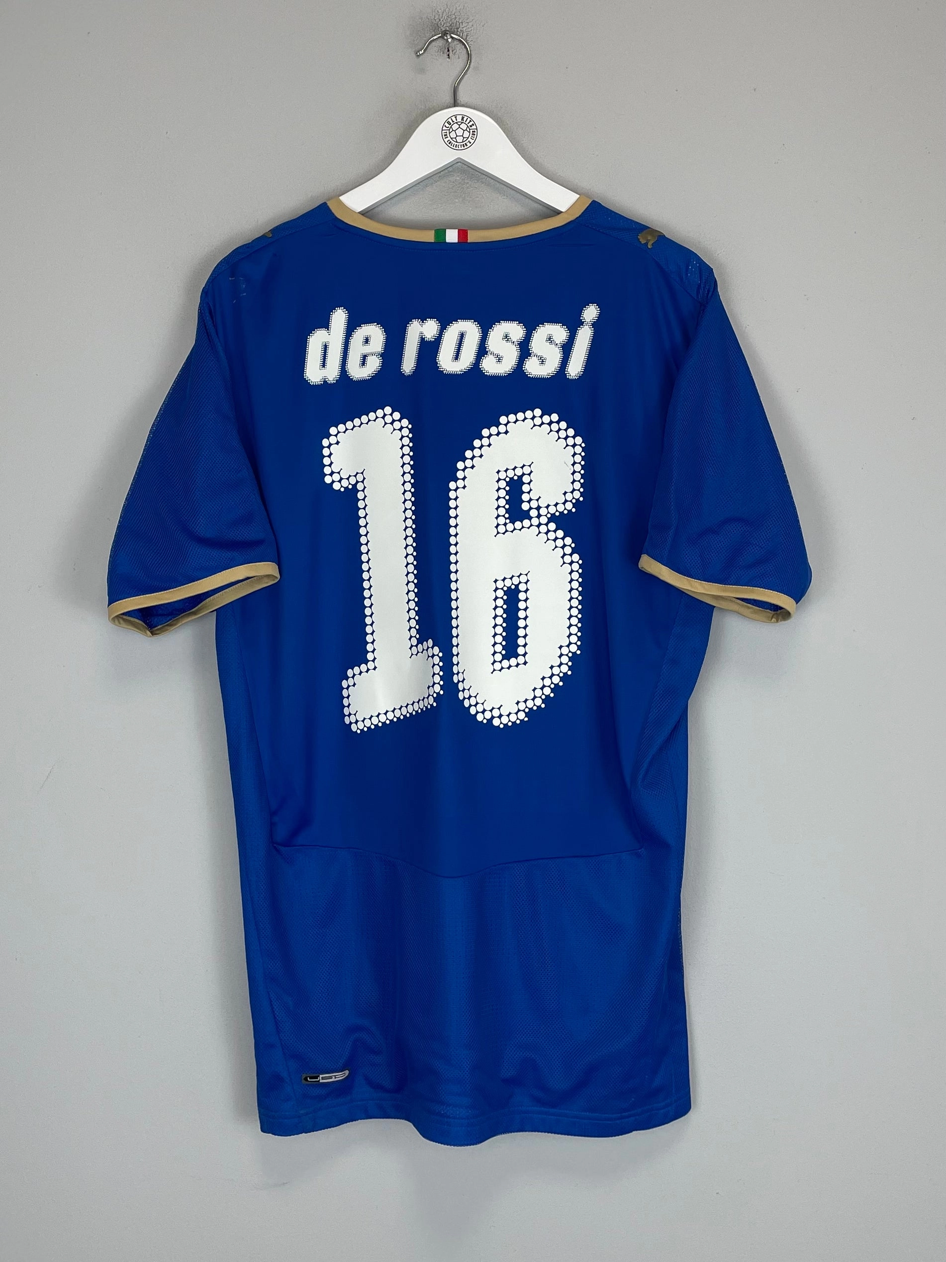 2007/08 ITALY DE ROSSI #16 HOME SHIRT (XL) PUMA Easy Fit Wear