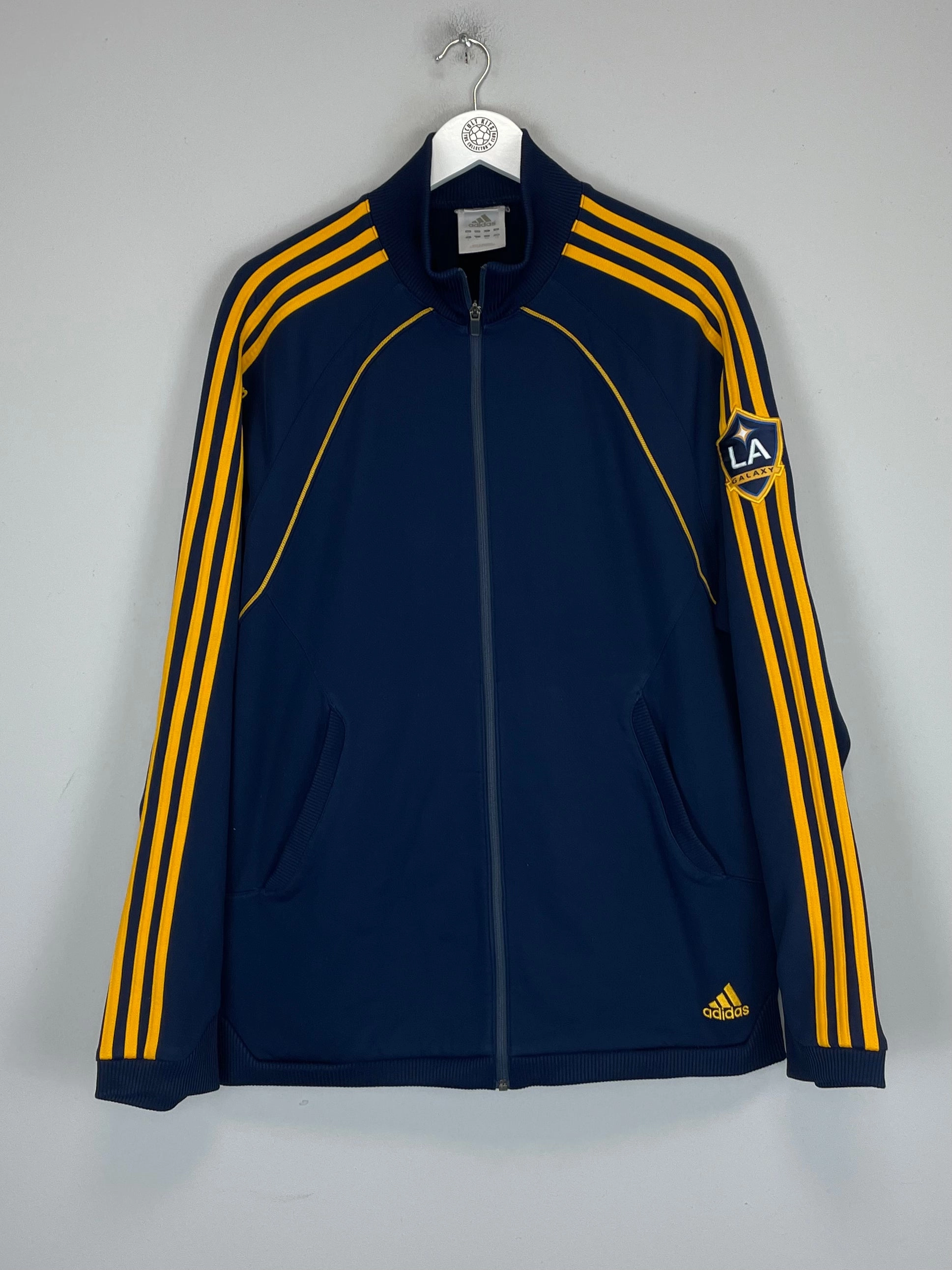 MoistureWicking Fabric 2007/08 LA GALAXY BECKHAM #23 TRACK JACKET (L) ADIDAS