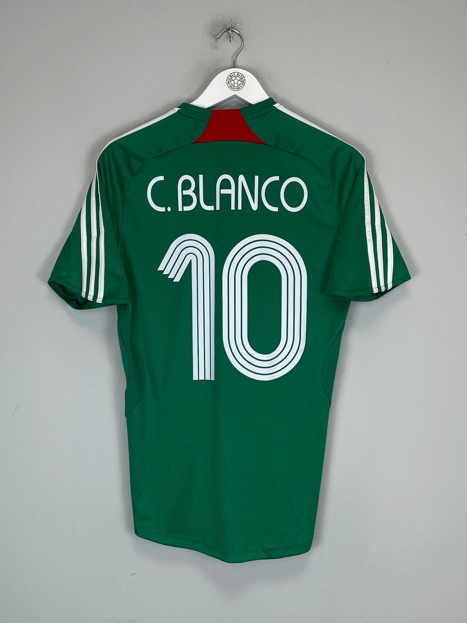 2007/08 MEXICO C.BLANCO #10 HOME SHIRT (S) ADIDAS Versatile Outfit All-Day Gear