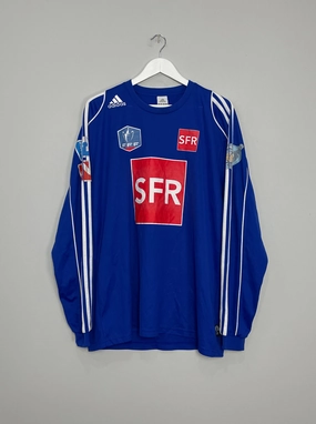 2007/08 THONON ??VIAN GRAND GENEVE F.C. #9 L/S HOME SHIRT (XL) ADIDAS Zero Waste Manufacturing Process