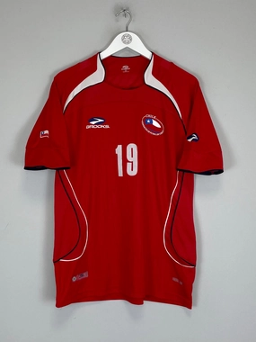 2007/09 CHILE #19 HOME SHIRT (L) BROOKS Stretchable Knit Material