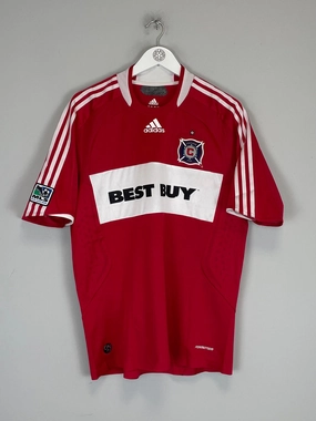 2008/09 CHICAGO FIRE *PLAYER ISSUE* HOME SHIRT (L) ADIDAS Recycled Material Blend