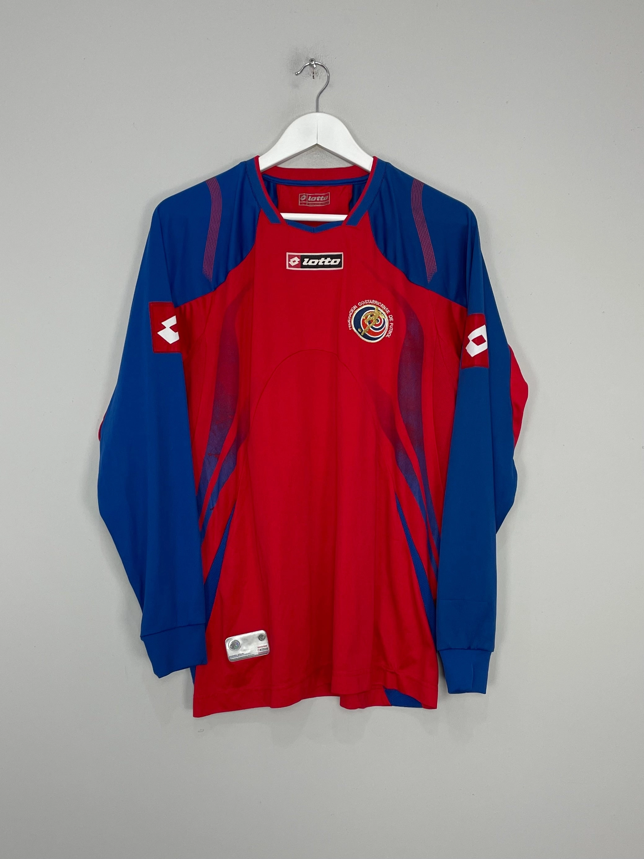 All Season Fast Wear 2008/09 COSTA RICA L/S HOME SHIRT (L) LOTTO