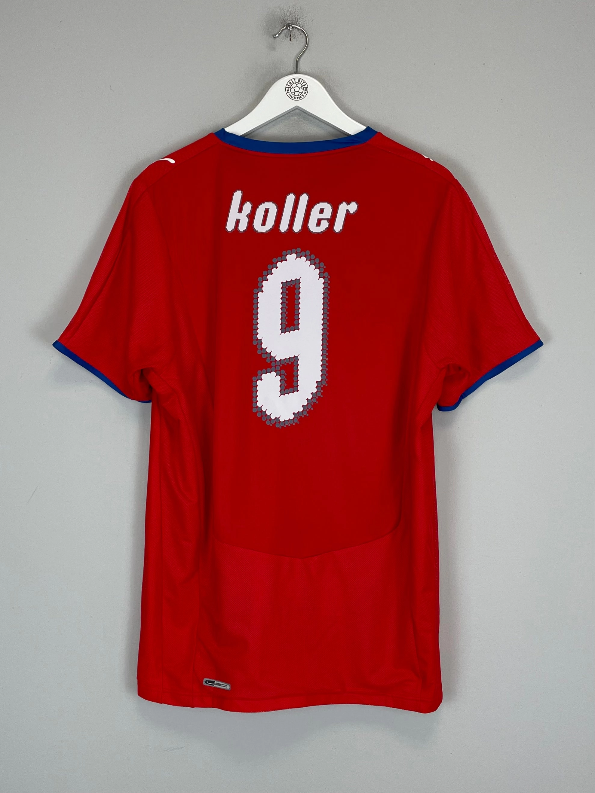 Tagless label 2008/09 CZECH REPUBLIC KOLLER #9 HOME SHIRT (XL) PUMA