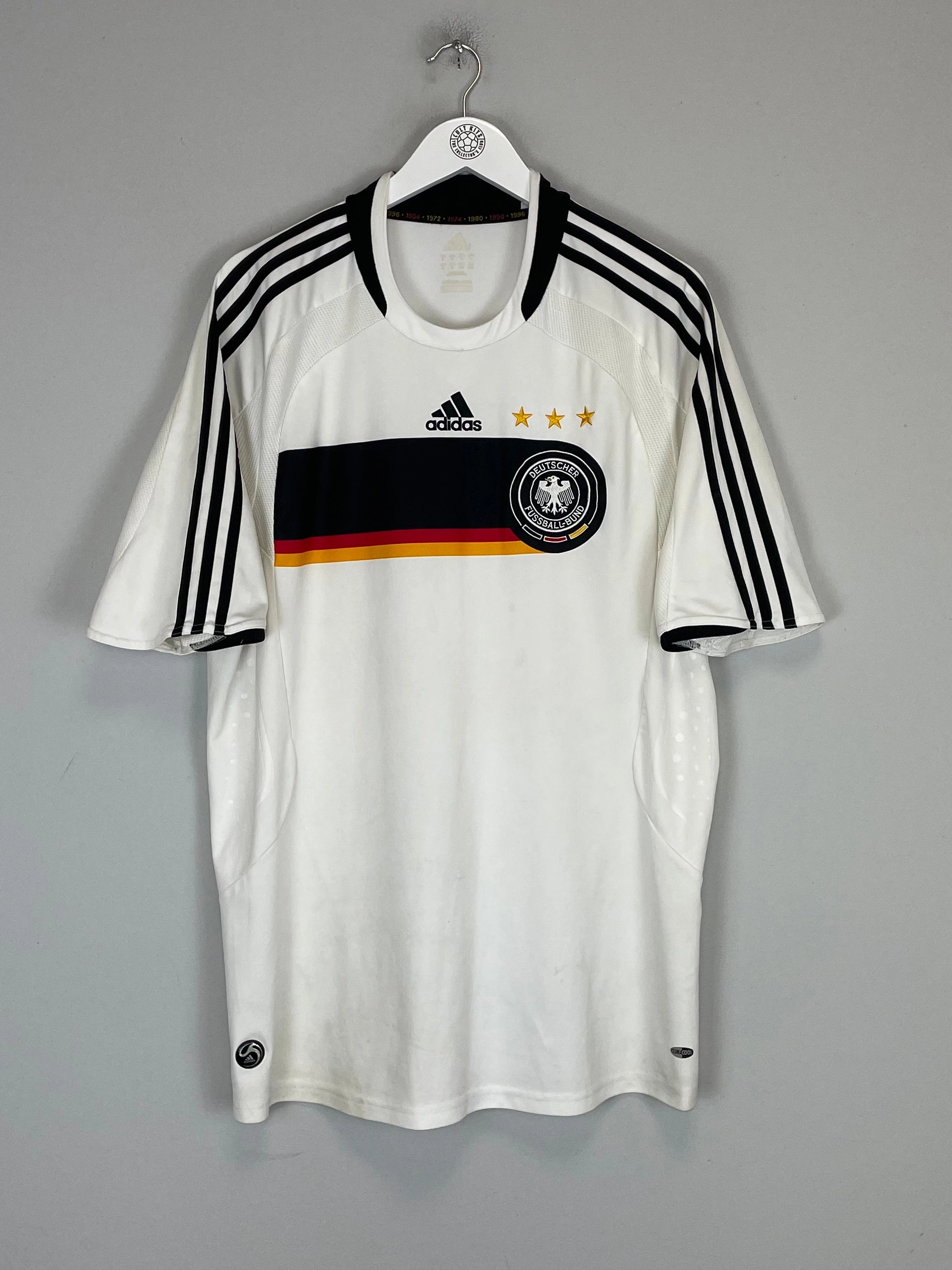 Sporty Outfit Flatlock stitching 2008/09 GERMANY HOME SHIRT (XL) ADIDAS