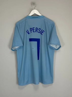 High Compression Knit High Visibility Details 2008/09 NETHERLANDS V.PERSIE #7 AWAY SHIRT (L) NIKE