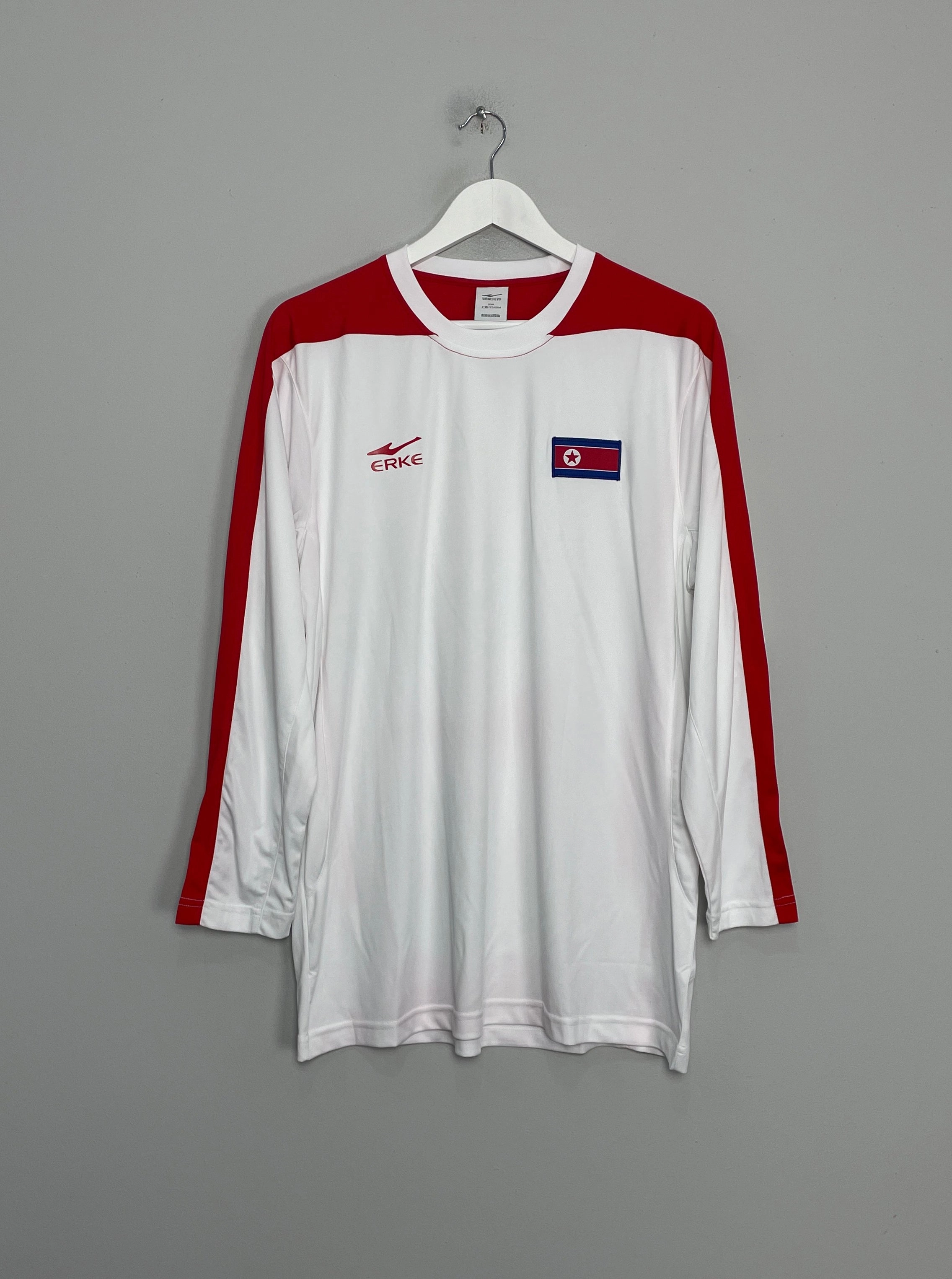 2008/09 NORTH KOREA L/S AWAY SHIRT (XXL) ERKE Quick Pull Layered Insulation System