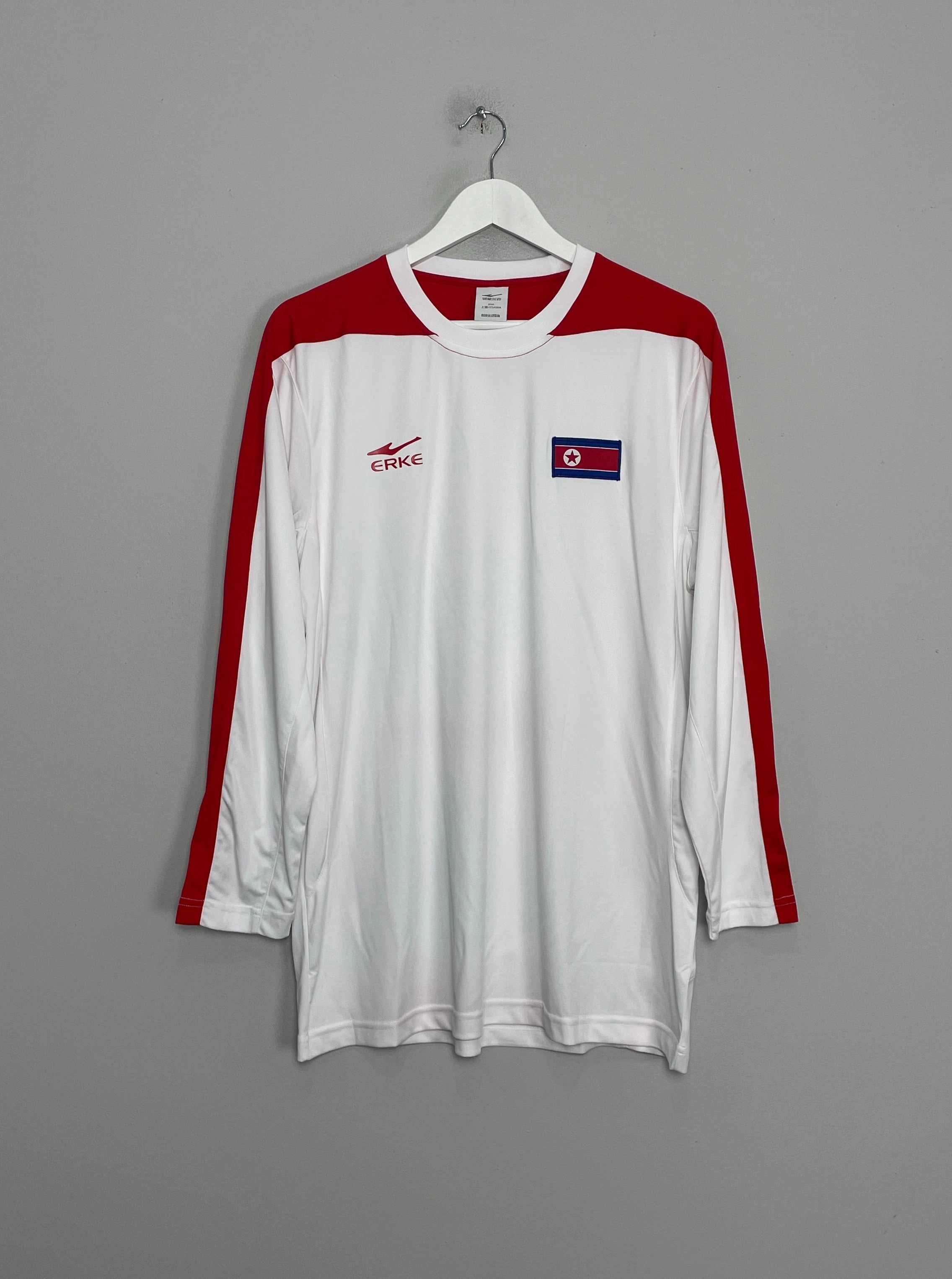 Air Optimized 2008/09 NORTH KOREA L/S AWAY SHIRT (XXL) ERKE