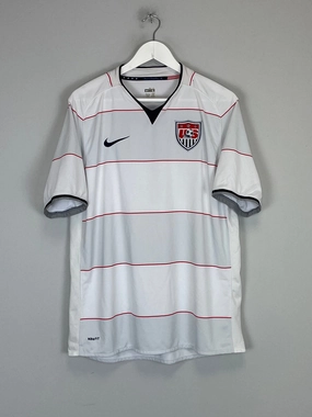 Ultra Soft Feel Breath Panel 2008/09 USA AWAY SHIRT (L) NIKE