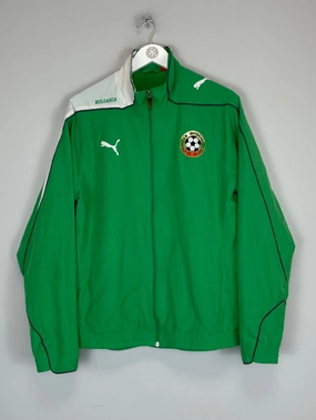 2008/10 BULGARIA TRACK JACKET (L) PUMA compostable football field