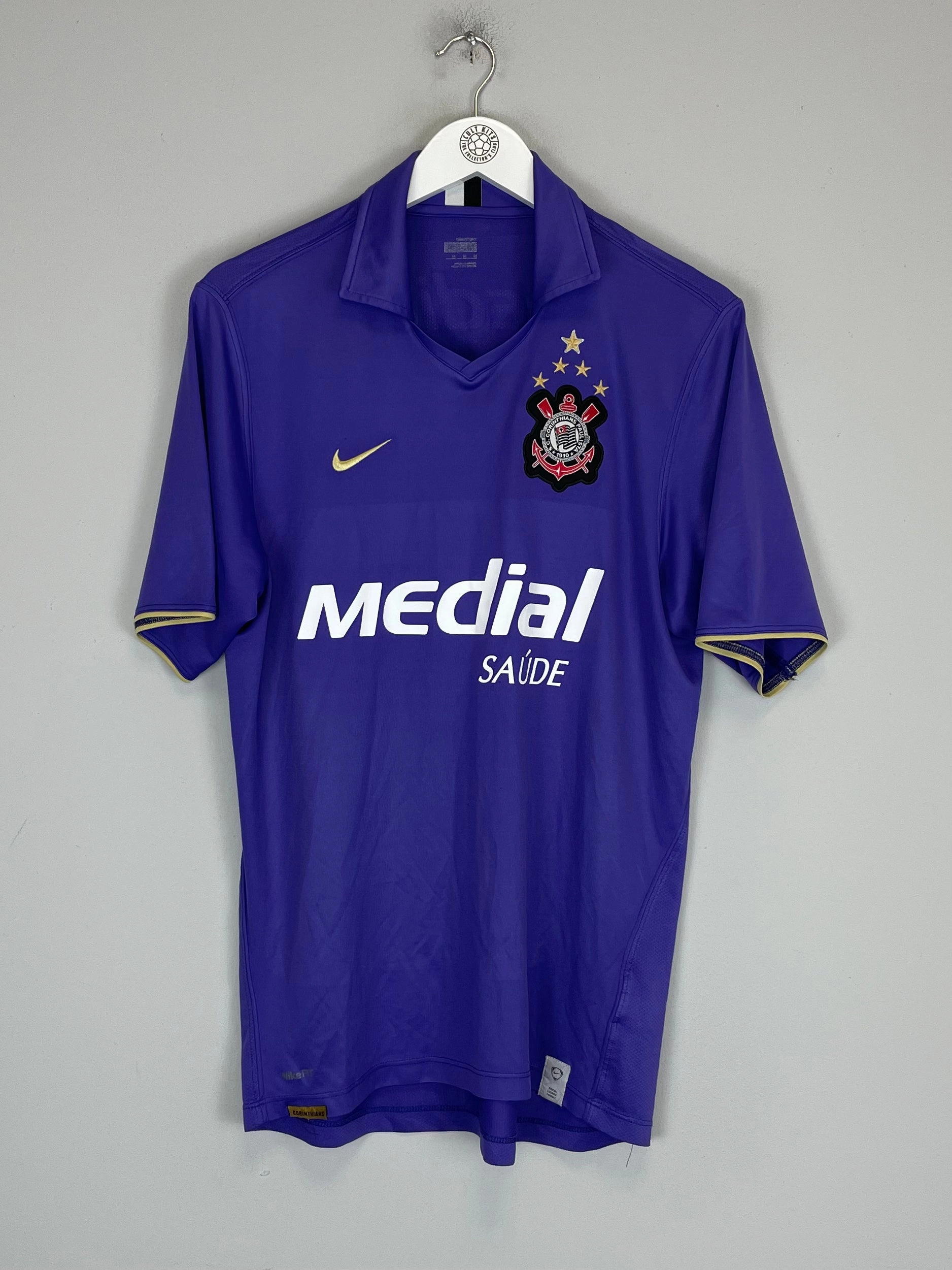 Elastic Cuff Retention 2008 CORINTHIANS #10 THIRD SHIRT (M) NIKE