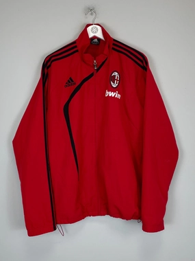 2009/10 AC MILAN TRACK JACKET (L) ADIDAS tencel