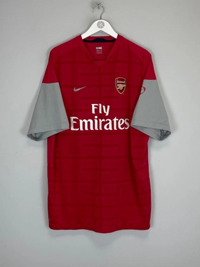 2009/10 ARSENAL TRAINING SHIRT (XXL) NIKE Non Restrictive Mobility Cut Brushed Fleece Lining