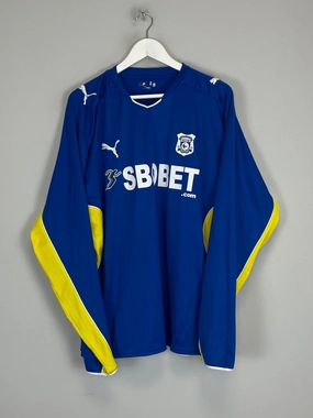 Abrasion Resistant Surface Reinforced Hemline 2009/10 CARDIFF CITY L/S HOME SHIRT (XL) PUMA
