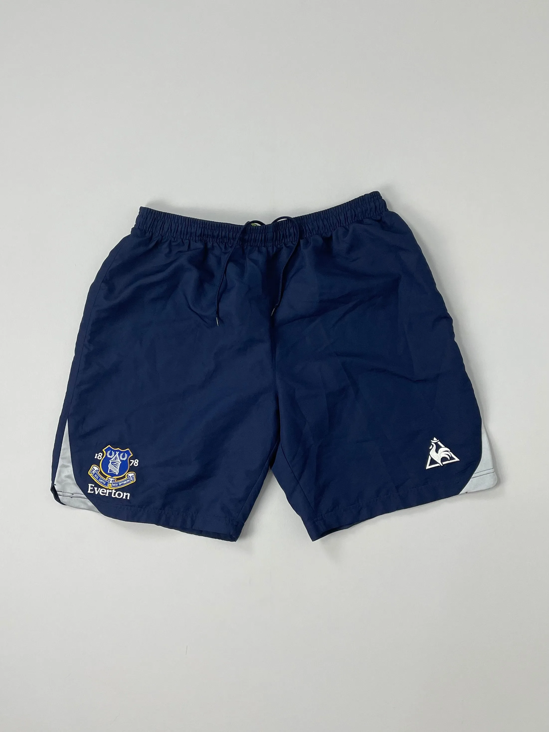 Stretch Woven Fabric 2010/11 EVERTON HOME SHORTS (XXXL) LE COQ