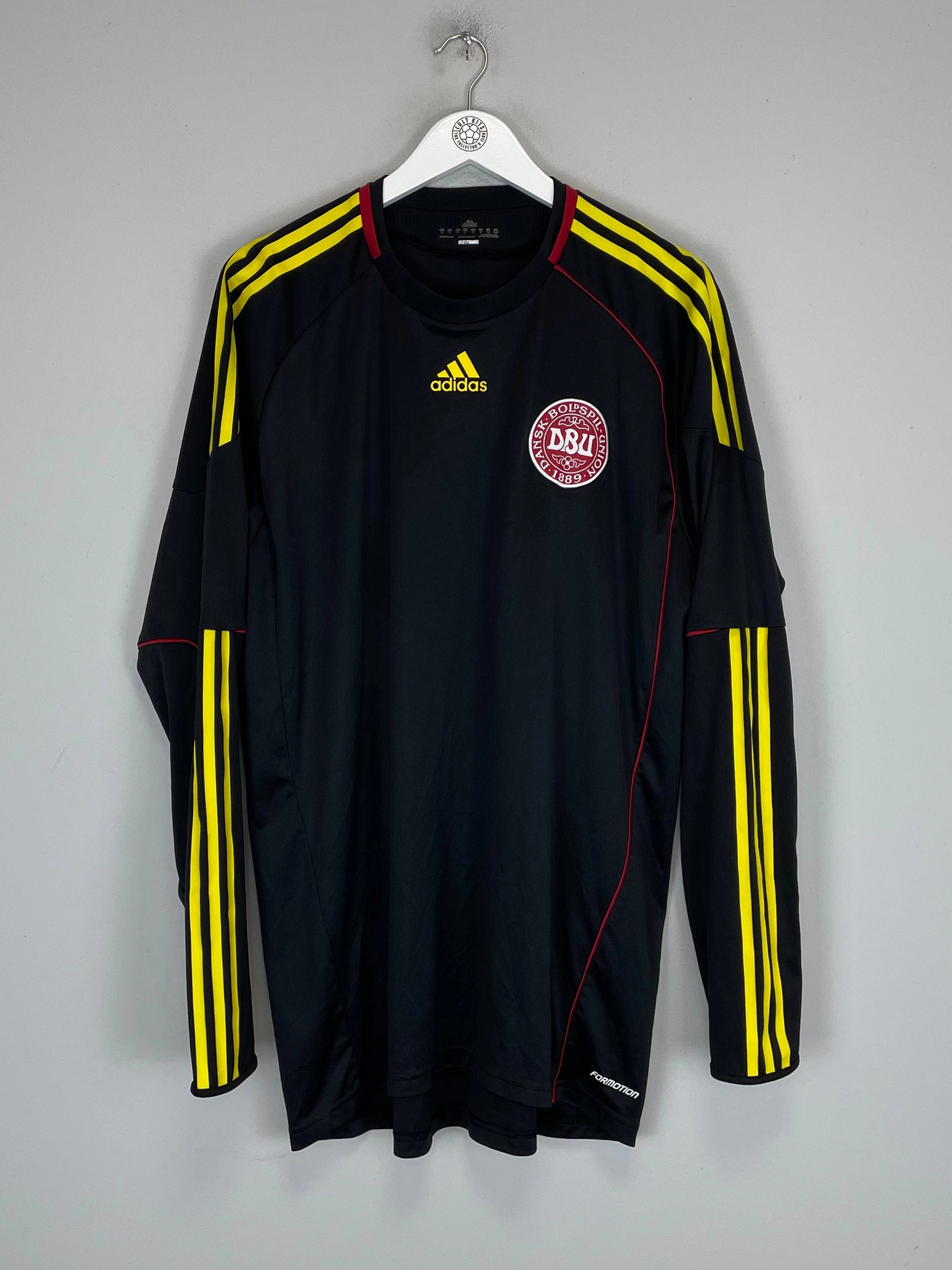 2010/11 DENMARK *PLAYER ISSUE* GK SHIRT (XL) ADIDAS Thermoregulating Fabric