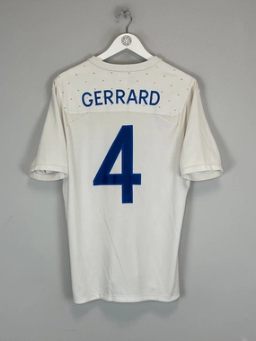 2010/11 ENGLAND GERRARD #4 HOME SHIRT (M) UMBRO Running Style