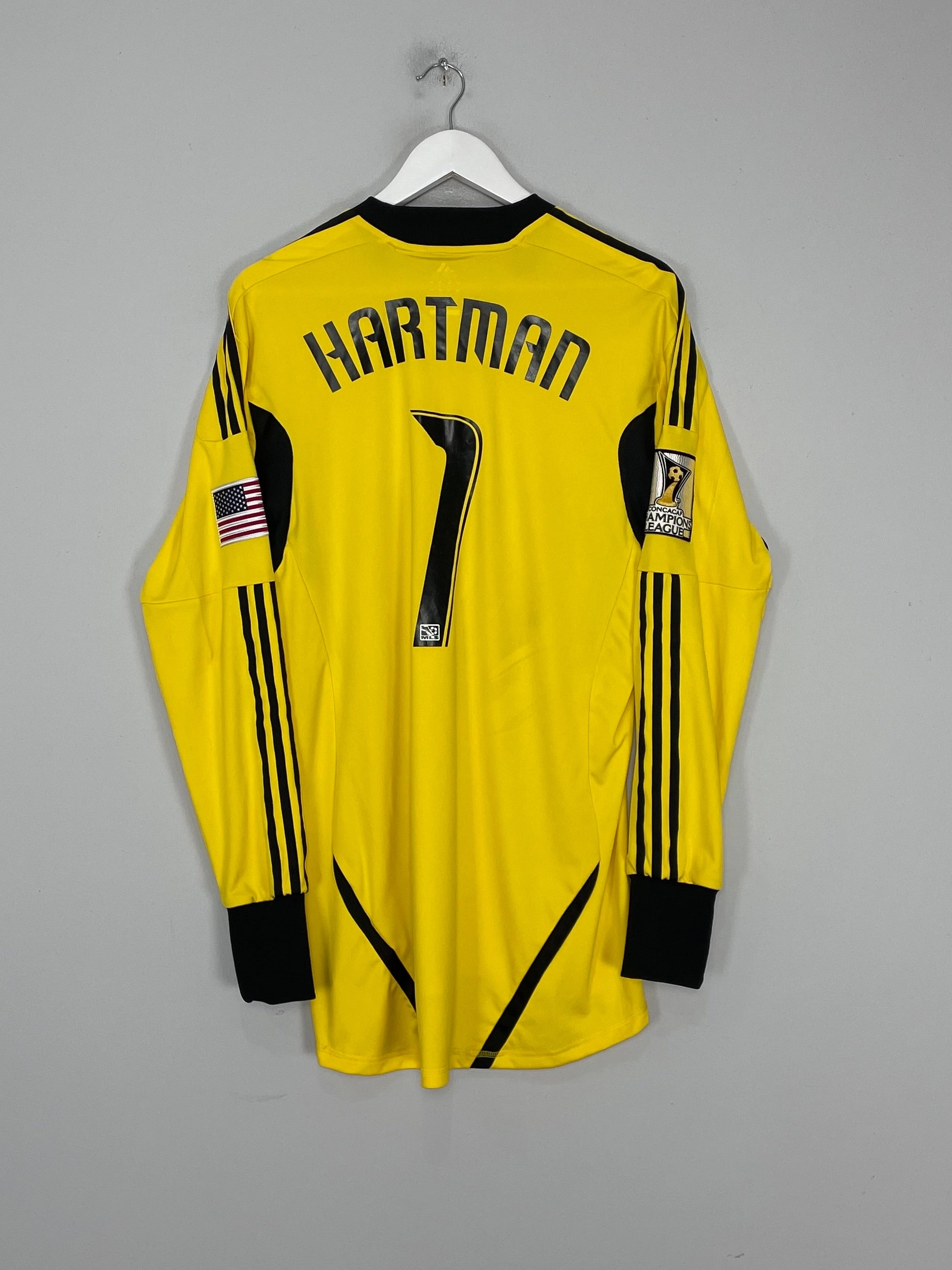 2010/11 FC DALLAS HARTMAN #1 *PLAYER ISSUE* GK SHIRT (L) ADIDAS gear up Dynamic Texture