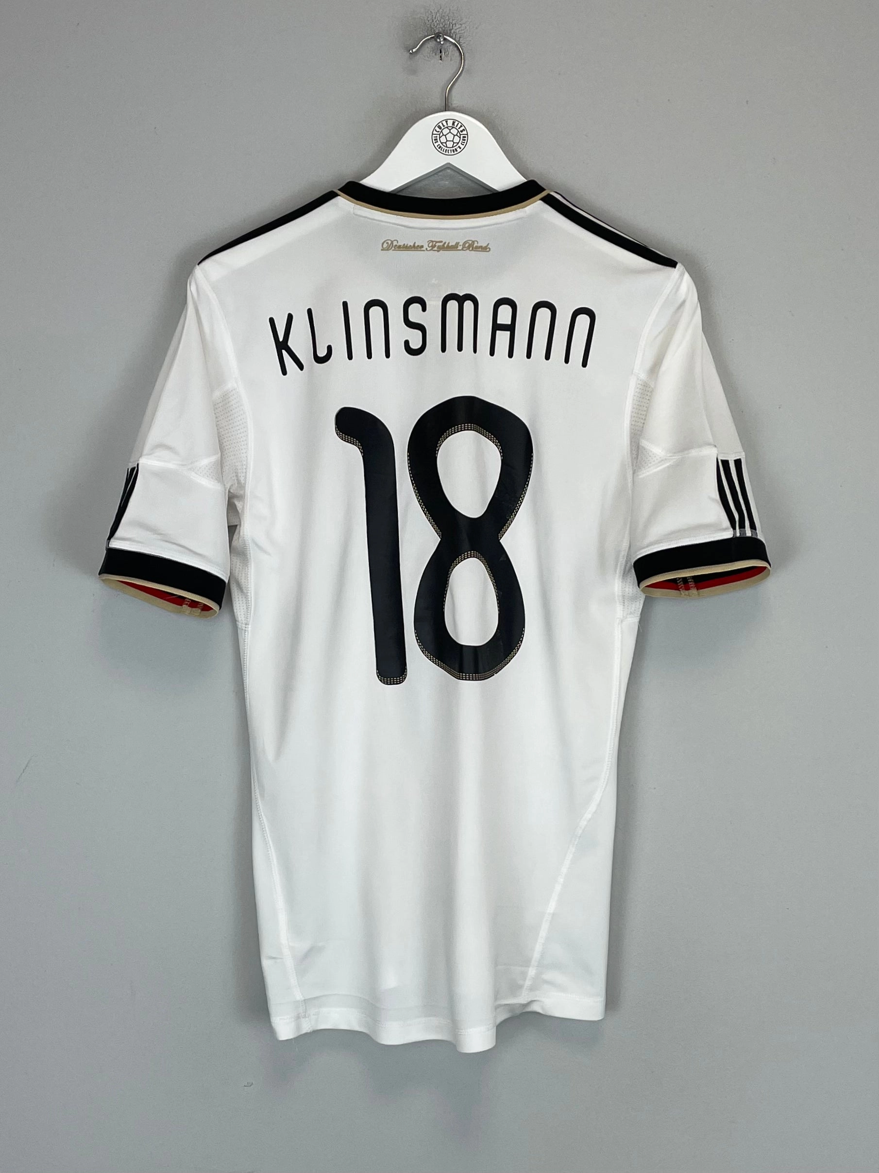 Non Restrictive Cuffing 2010/11 GERMANY KLINSMANN #18 HOME SHIRT (S) ADIDAS