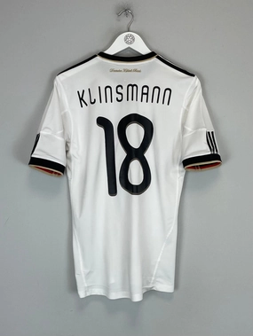 Non Restrictive Cuffing 2010/11 GERMANY KLINSMANN #18 HOME SHIRT (S) ADIDAS