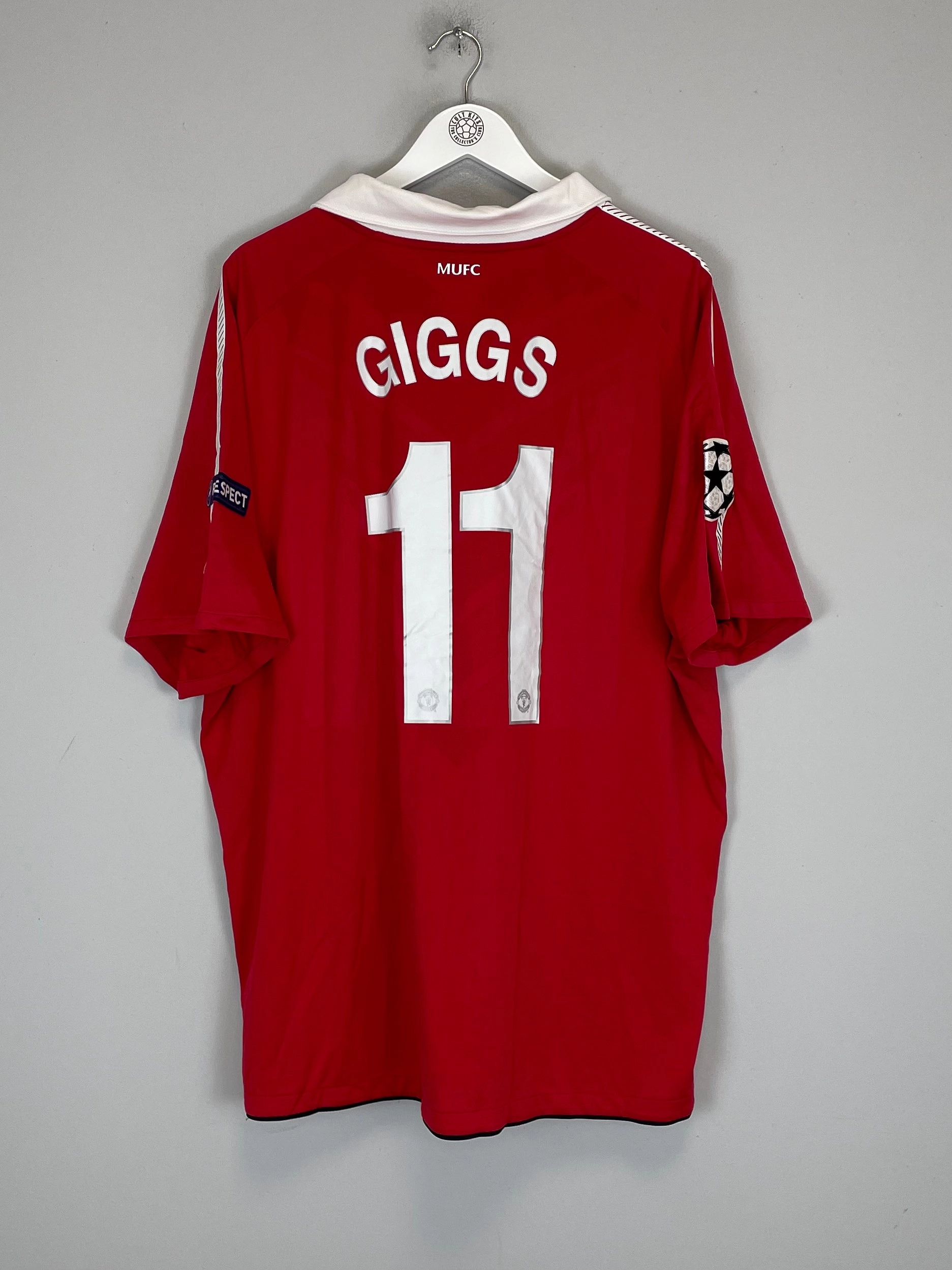 Breath Flow Ergonomic Cut 2010/11 MANCHESTER UNITED GIGGS #11 C/L HOME SHIRT (XXL) NIKE